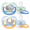 Philips AVENT SCF080/05 baby pacifier Ultra soft pacifier Orthodontic Silicone Blue