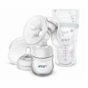 Philips AVENT SCF330/50 Manual Breast Pump with Bottle